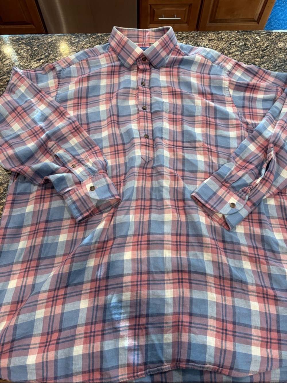 Proper Cloth Cotton-Linen Popover Shirt - Picture 3 of 13